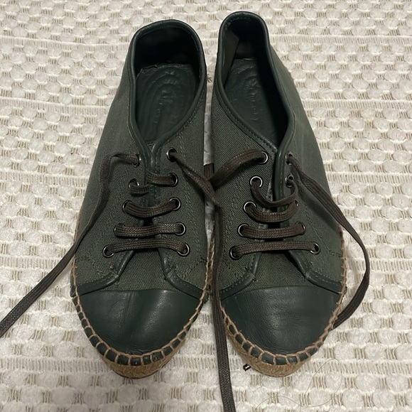 Theory Canvas and Leather Espadrilles - Picture 2 of 11